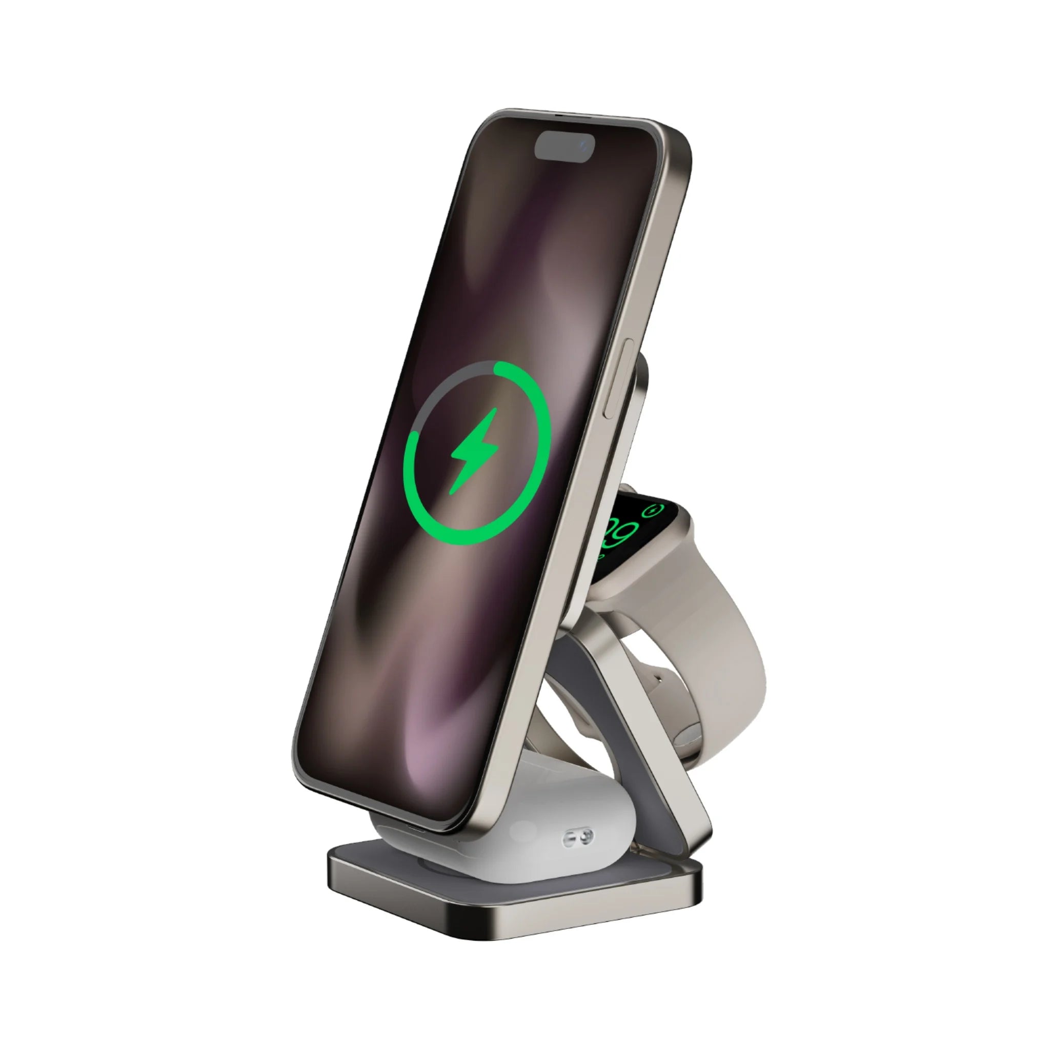 MOMAX Q2.Mag 25W Qi2 三合一磁吸無線充電支架 UD31L - 香港行貨-DIGIBAL ONLINE