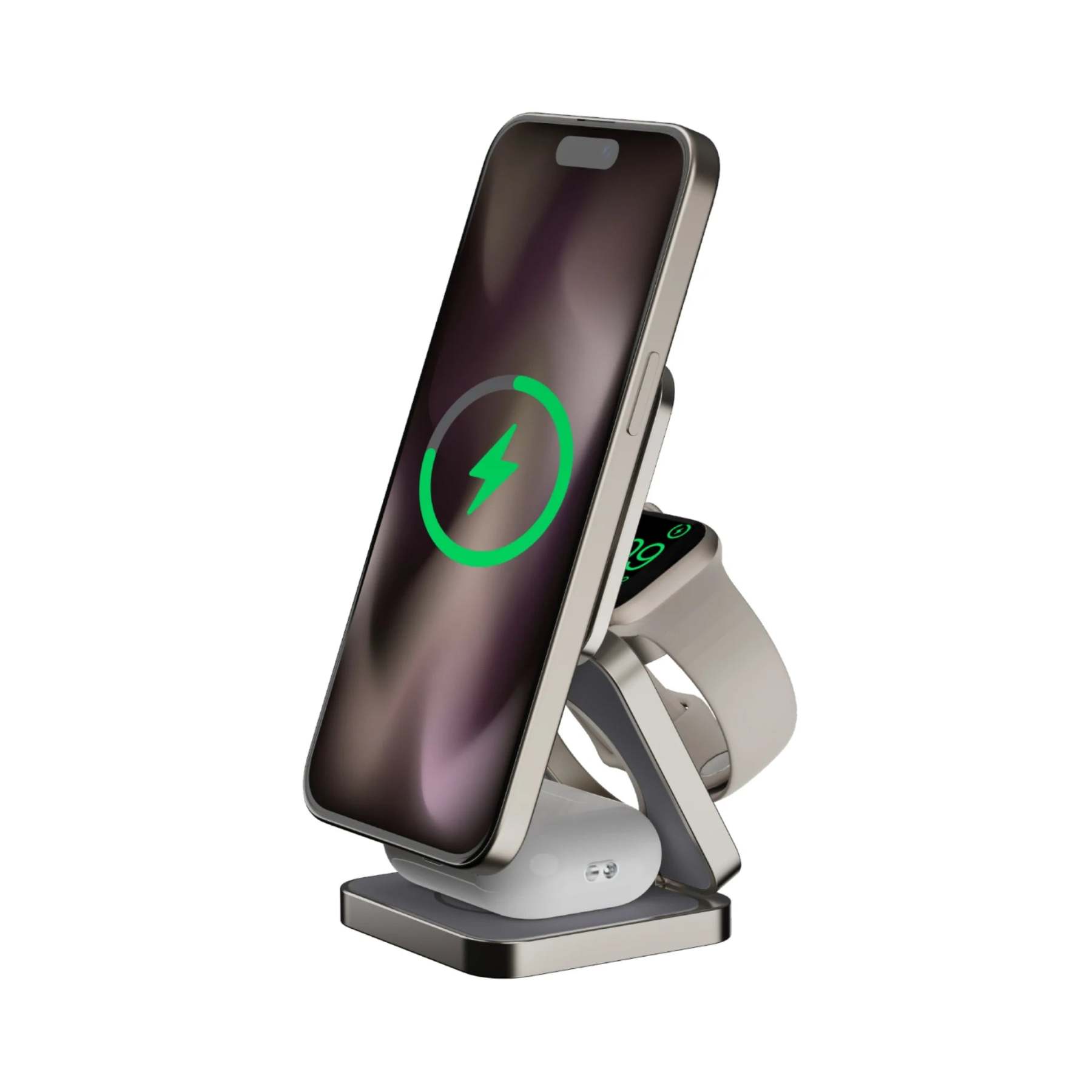 MOMAX Q2.Mag 25W Qi2 三合一磁吸無線充電支架 UD31L - 香港行貨-DIGIBAL ONLINE