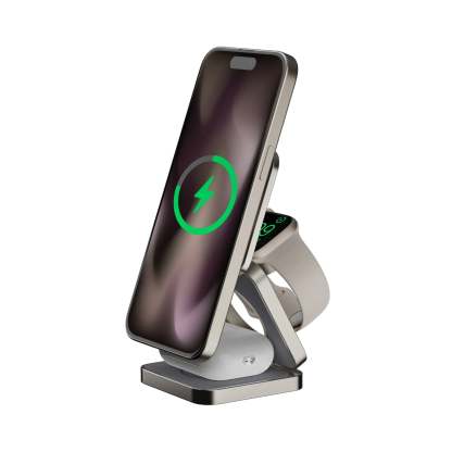 MOMAX Q2.Mag 25W Qi2 三合一磁吸無線充電支架 UD31L - 香港行貨-DIGIBAL ONLINE