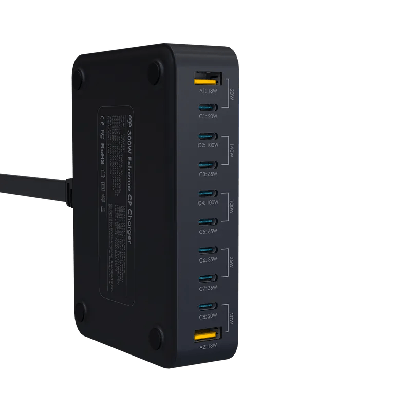EGO 300W EXTREME CP 10USB GaN 充電器 [香港行貨] - DIGIBAL ONLINE1