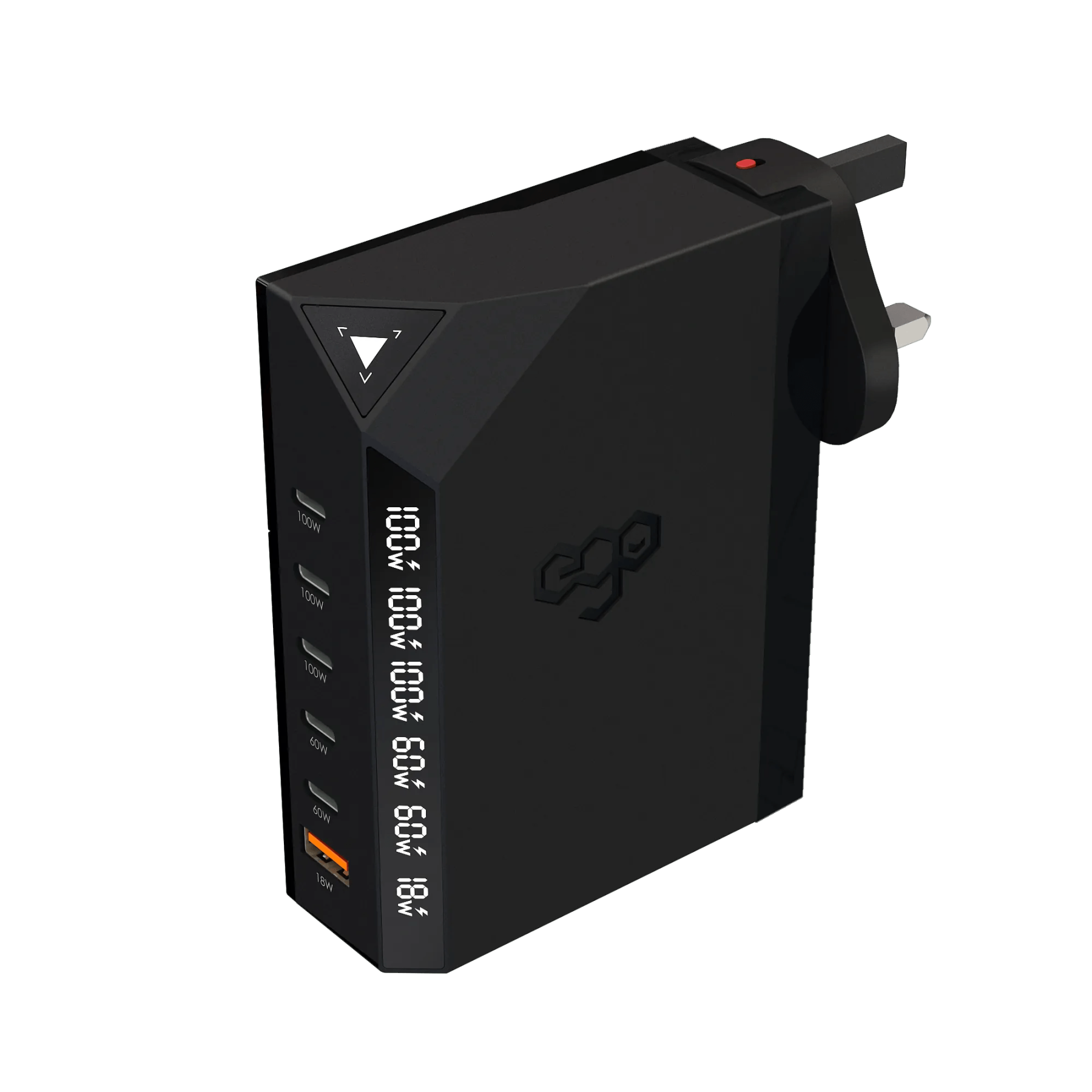 EGO EXINNO+ 300W 即時速度顯示 6USB充電器 - 黑色 [香港行貨] - DIGIBAL ONLINE1