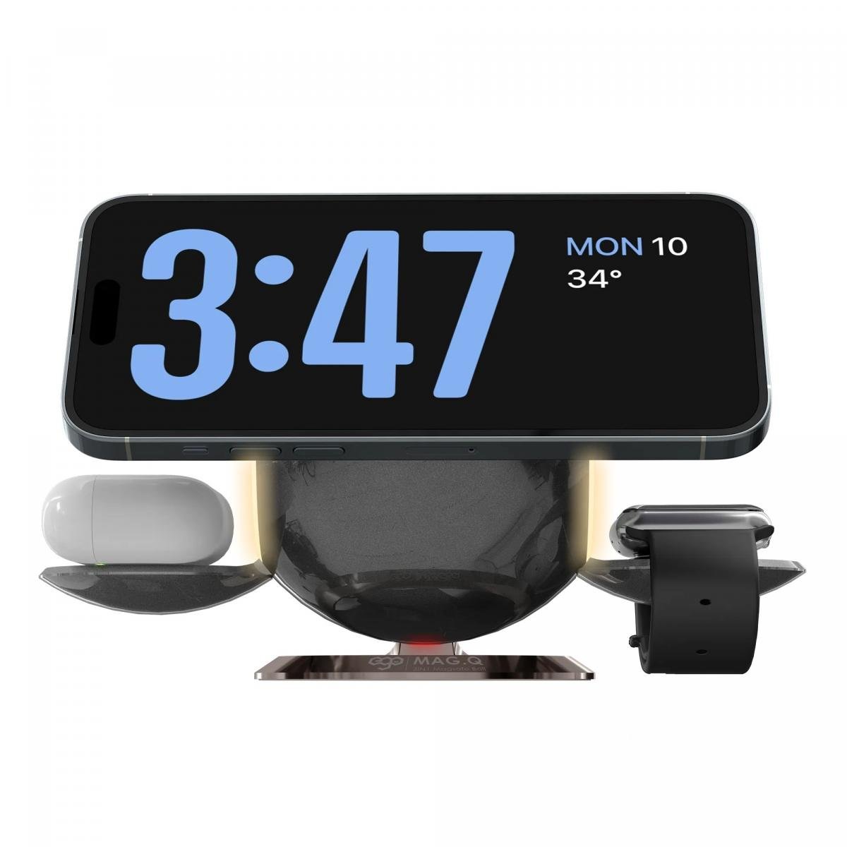 EGO Mag.Q @ 3in1 15W Magsafe充電座 [香港行貨] - DIGIBAL ONLINE2