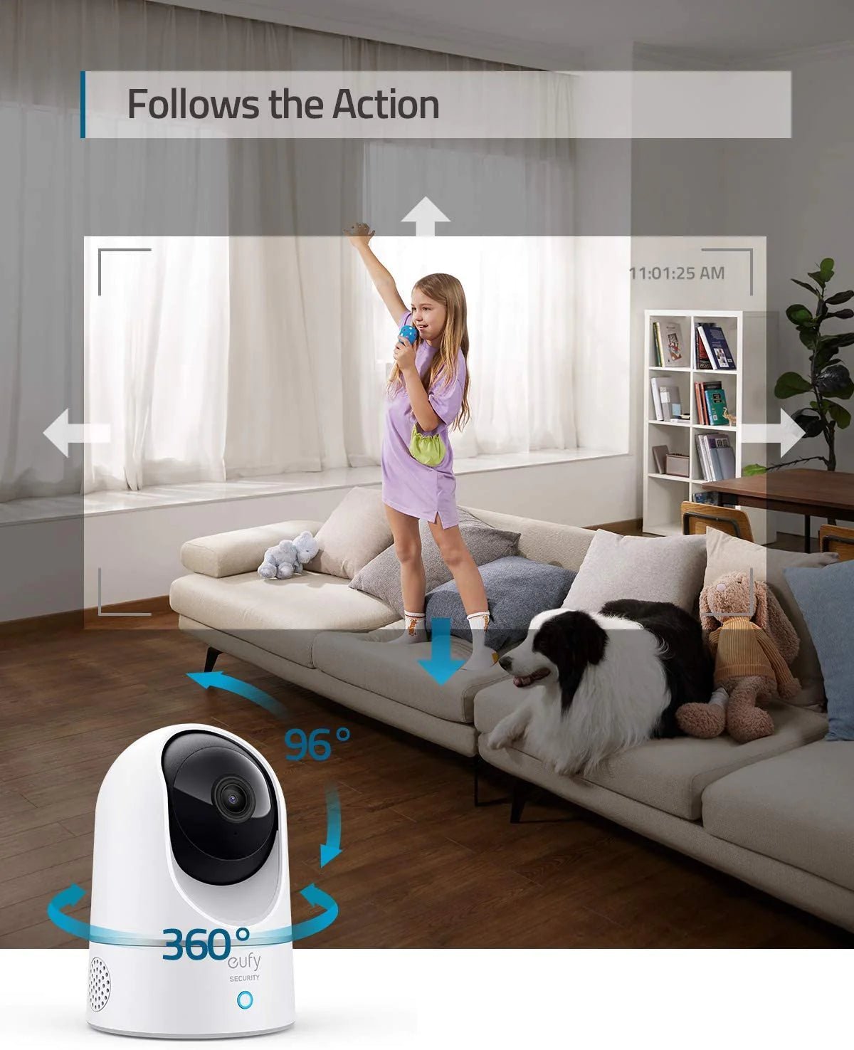 Eufy Indoor Cam 2K Pan & Tilt 智能室內攝影機 - T8410223 [香港行貨] - DIGIBAL ONLINE5