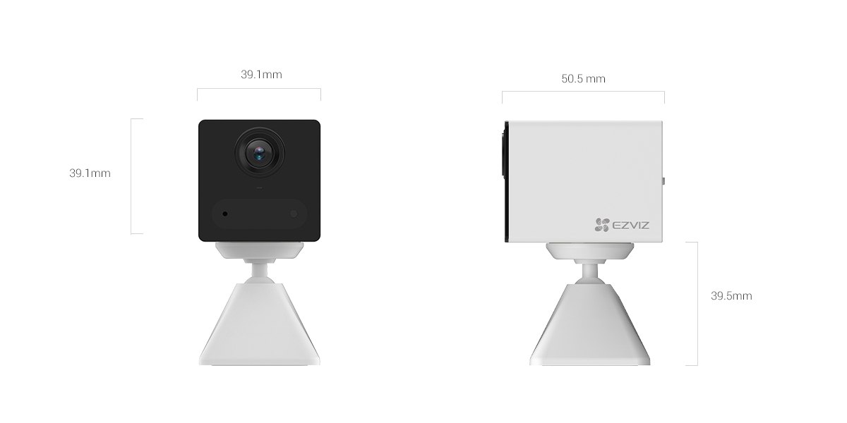 EZVIZ CB2 BK/WH  Palm-size 全無線電池智能攝錄機（CS-CB2-R100-2D2WF-BK  /WH）[香港行貨]