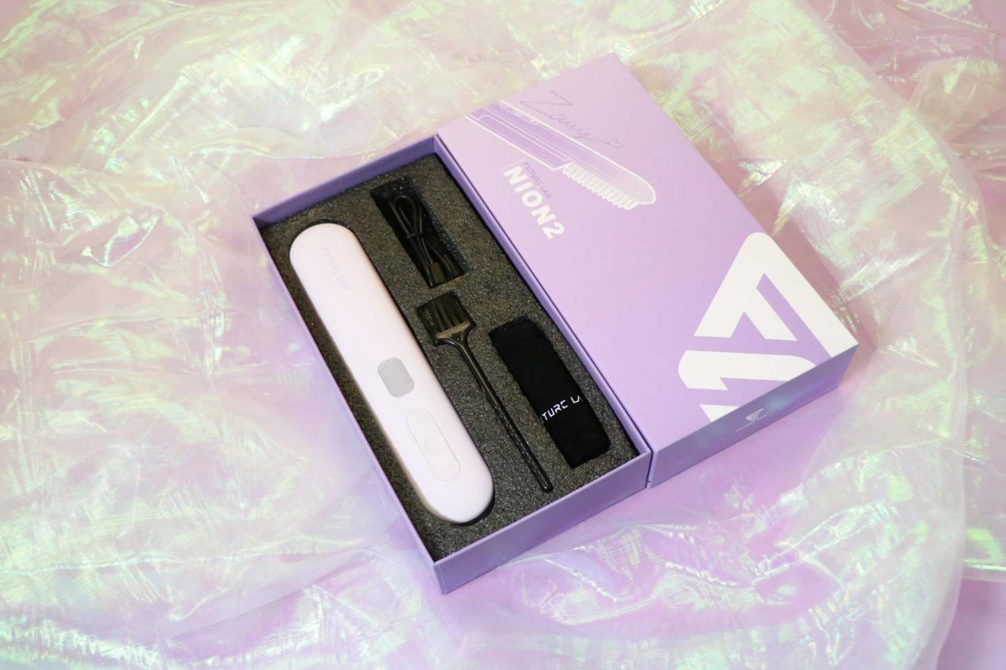 Future Lab Nion 2 水離子燙髮梳(第二代) - 特別限定色 - 薰衣草紫 [香港行貨] - DIGIBAL ONLINE5