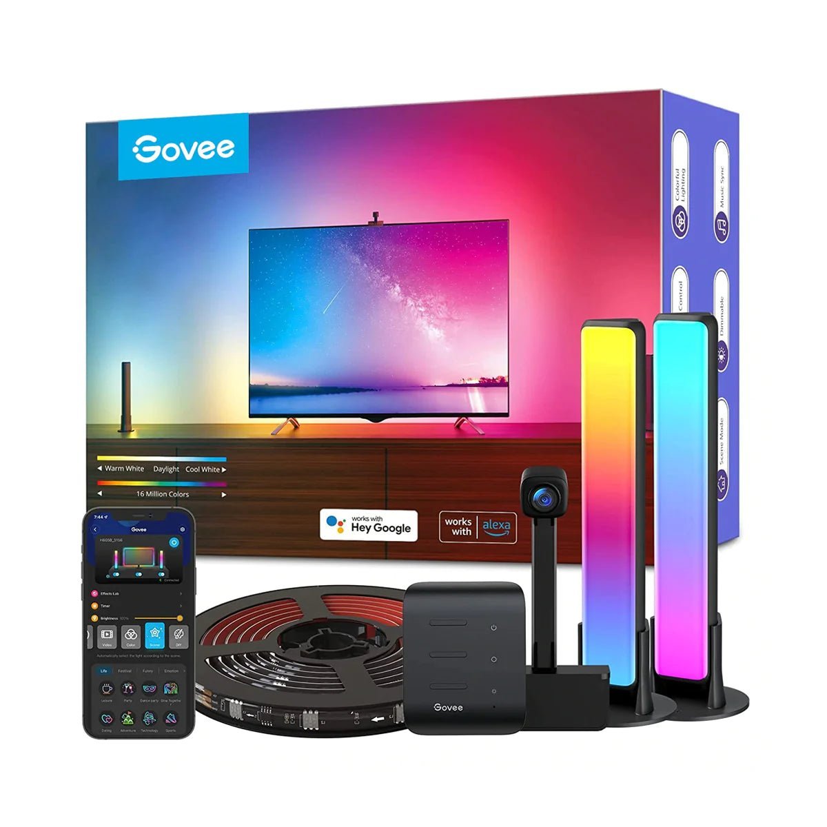 Govee B605B DreamView Pro 電視燈光套裝( LED 燈條+Wi - Fi 電視燈條) [香港行貨] - DIGIBAL ONLINE1