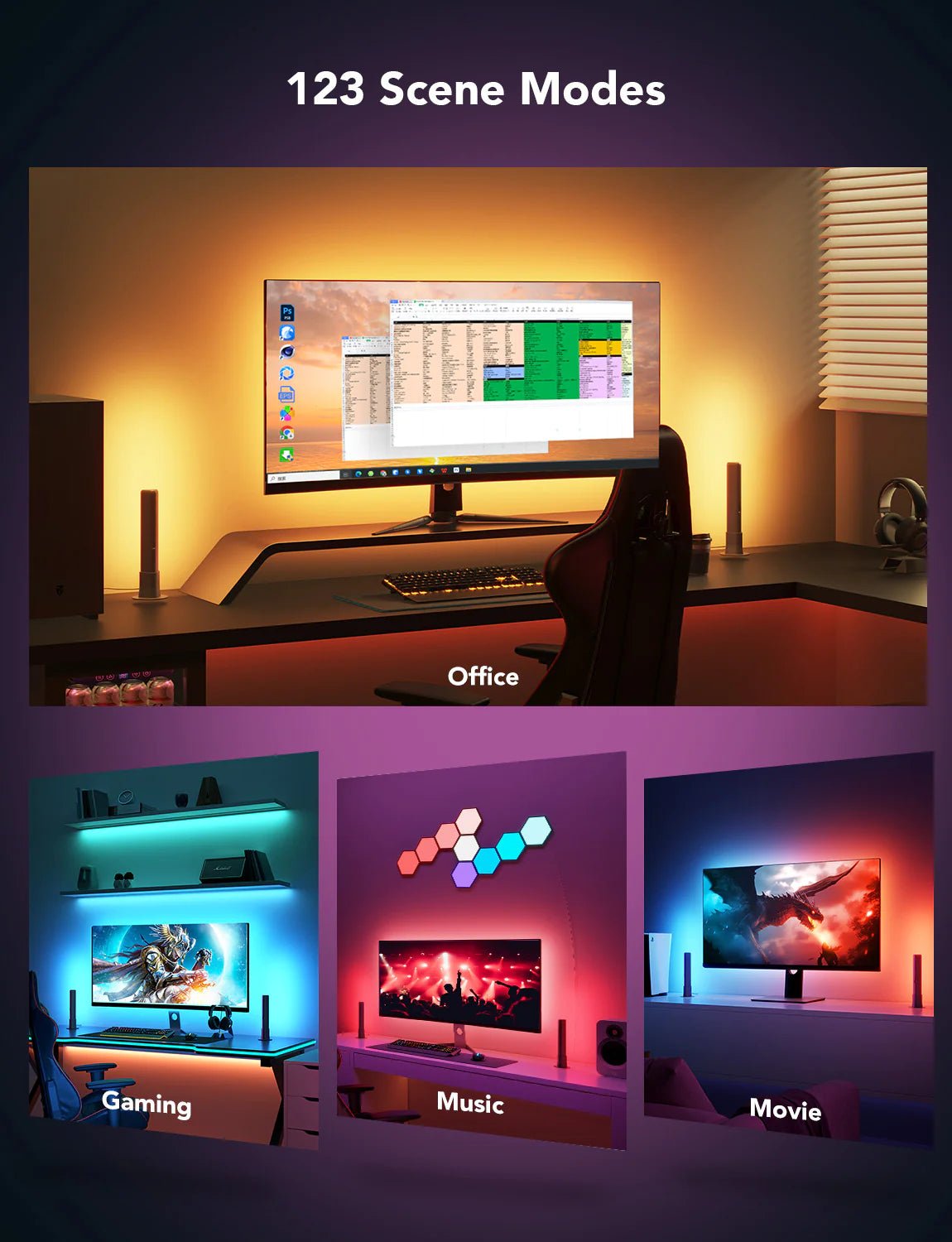 Govee Gaming Light Strip G1 (27 - 34 inch) - H6609 [香港行貨] - DIGIBAL ONLINE7