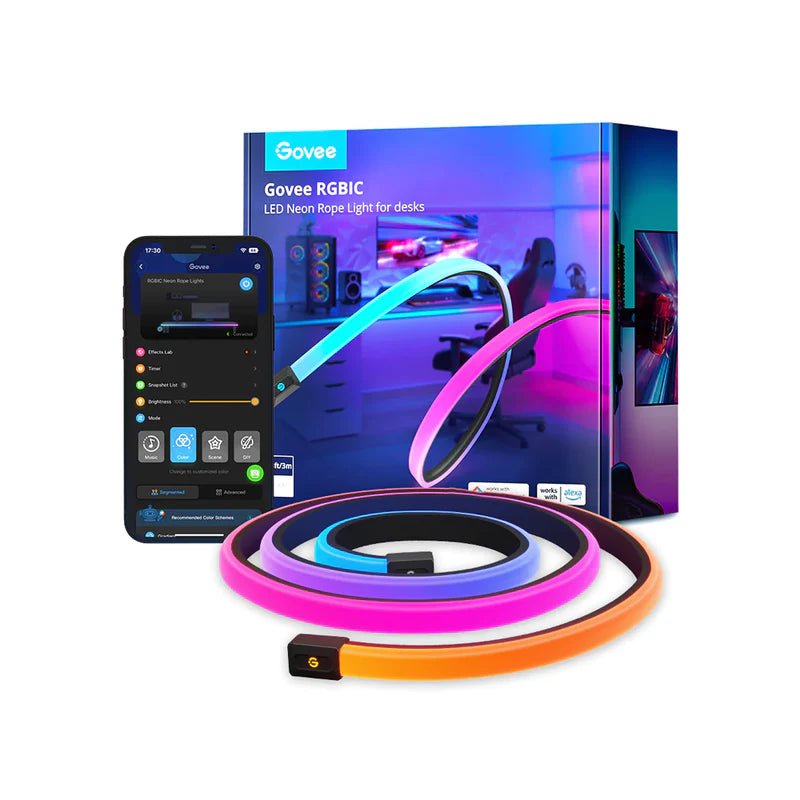 Govee RGBIC LED 書枱裝飾霓虹燈 - H61C32D1 - OF - UK [香港行貨] - DIGIBAL ONLINE1