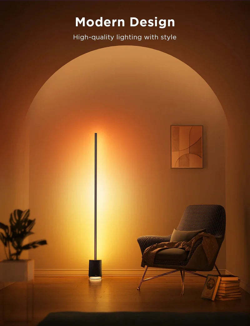 Govee RGBICWW 轉角落地牆燈 Pro (黑色) [香港行貨]-DIGIBAL ONLINE