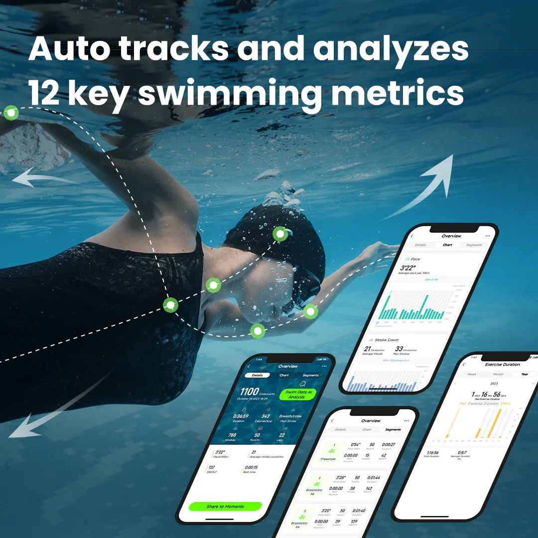 Holoswim AR Smart Swim Goggles 2 Pro [香港行貨一年保養]