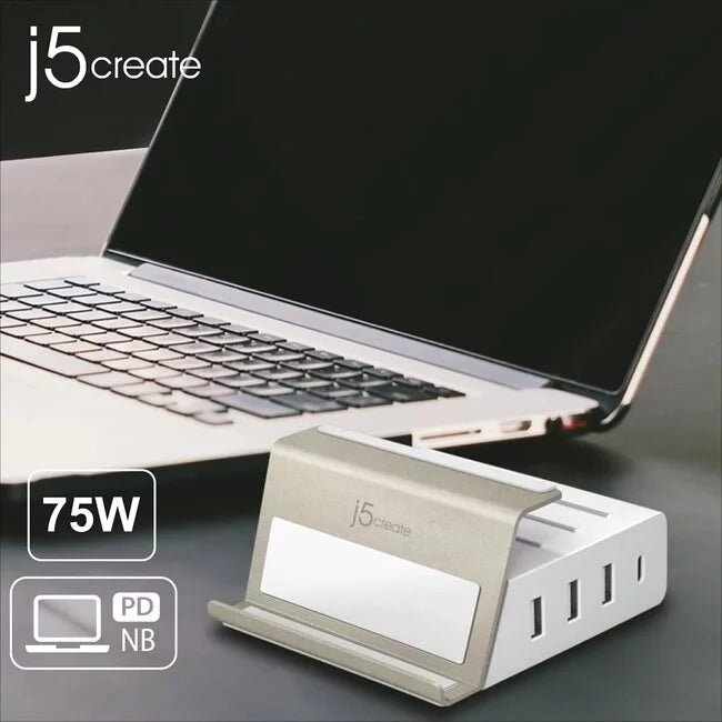 J5create JUP4275 4 - Port USB - PD 75W 桌上型充電器 [香港行貨] - DIGIBAL ONLINE4