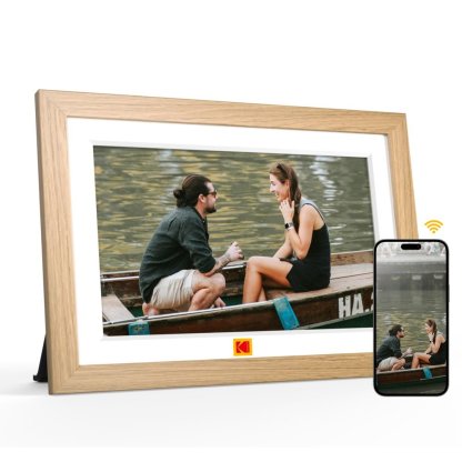 KODAK RCF - 1018W 10.1″經典木質觸摸屏高清電子相架 - 香港行貨 - DIGIBAL ONLINE1