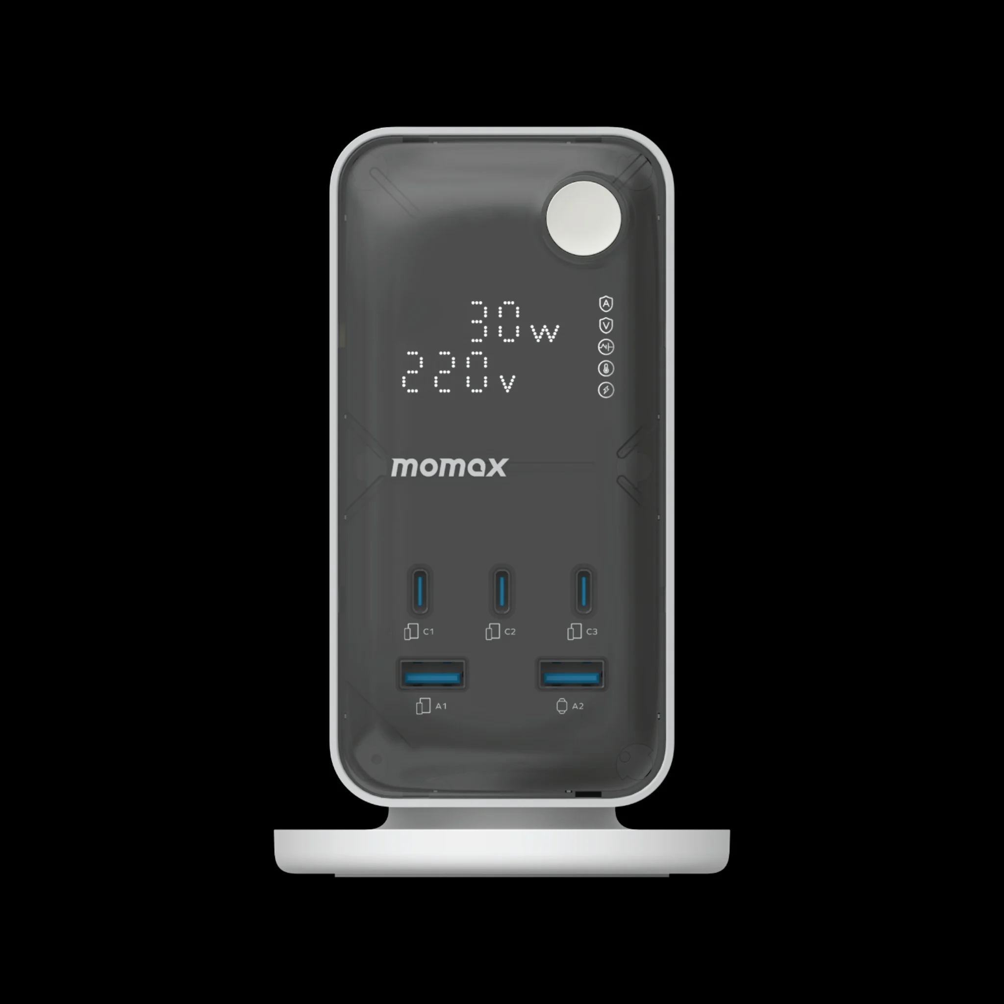 MOMAX 1-Charge Work Flow PD 35W 2A2C 6位拖板 US21UKW 香港行貨-DIGIBAL ONLINE