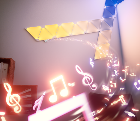 Nanoleaf Shapes Triangle Starter Kit 智能照明套裝 9件 三角形  香港行貨-DIGIBAL ONLINE