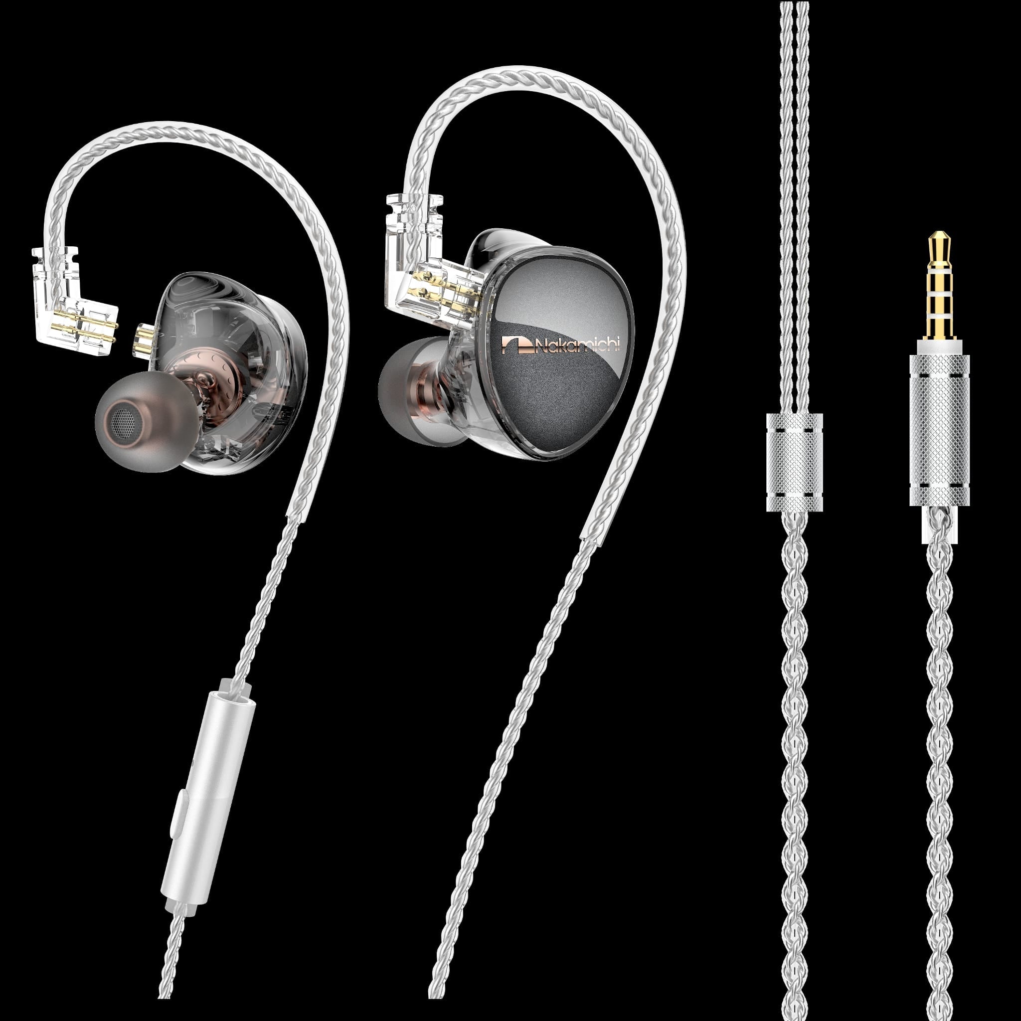 Nakamichi MV200 in-ear hybrid dynamic interchangeable cable earphones [Hong Kong genuine product] - DIGIBAL ONLINE2