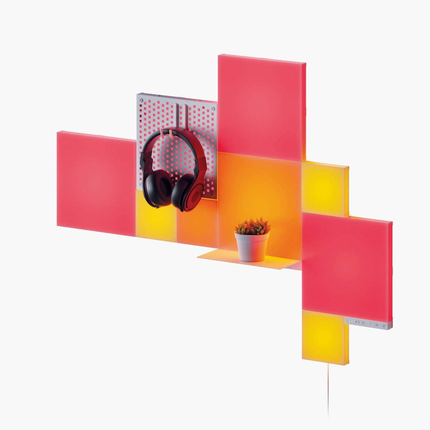 Nanoleaf Blocks 正方形 Smarter Kit LED 模塊入門套裝 [香港行貨]-DIGIBAL ONLINE