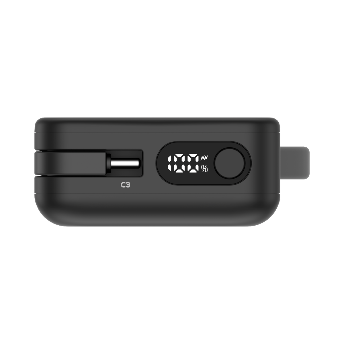 MOMAX 1-Power Vital+ 10000mAh 流動電源，內建雙 USB-C 線 (黑色) IP138D [香港行貨]-DIGIBAL ONLINE