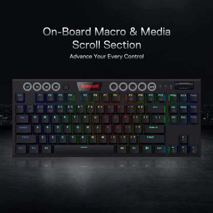 Redragon K621 Horus TKL  Low Profile 超薄無線 RGB 機械式電競鍵盤 - 紅軸 [香港行貨]-DIGIBAL ONLINE