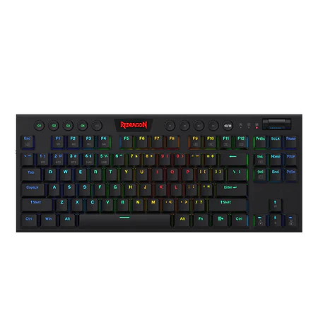 Redragon K621 Horus TKL 87 KEYS  Low Profile 超薄無線 RGB 機械式電競鍵盤 - 紅軸 [香港行貨]-DIGIBAL ONLINE