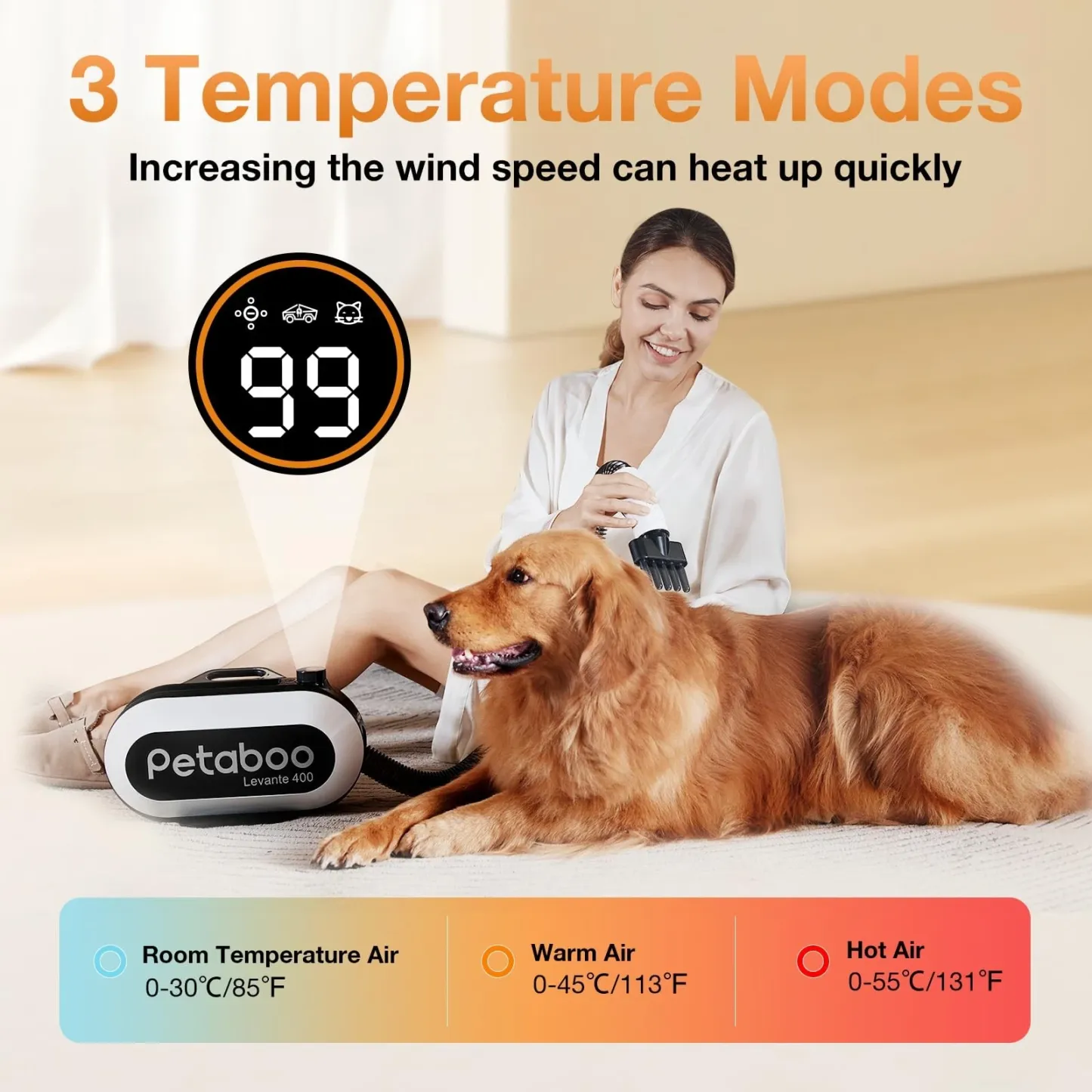 Petaboo L400 負離子智能吹毛機 [香港行貨一年保養]