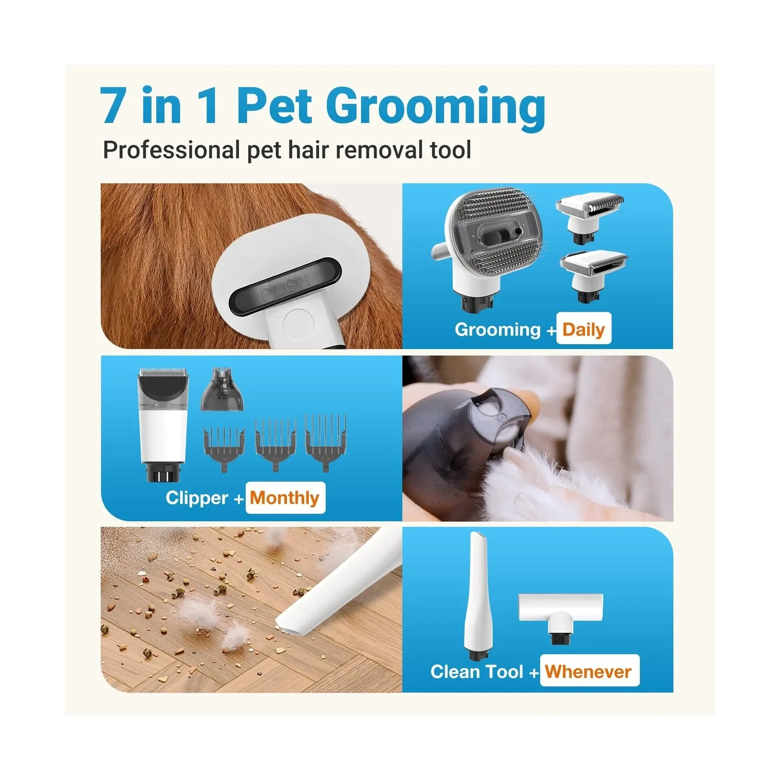 Petaboo A150 Pro 7合1多功能無線吸毛器 [香港行貨]