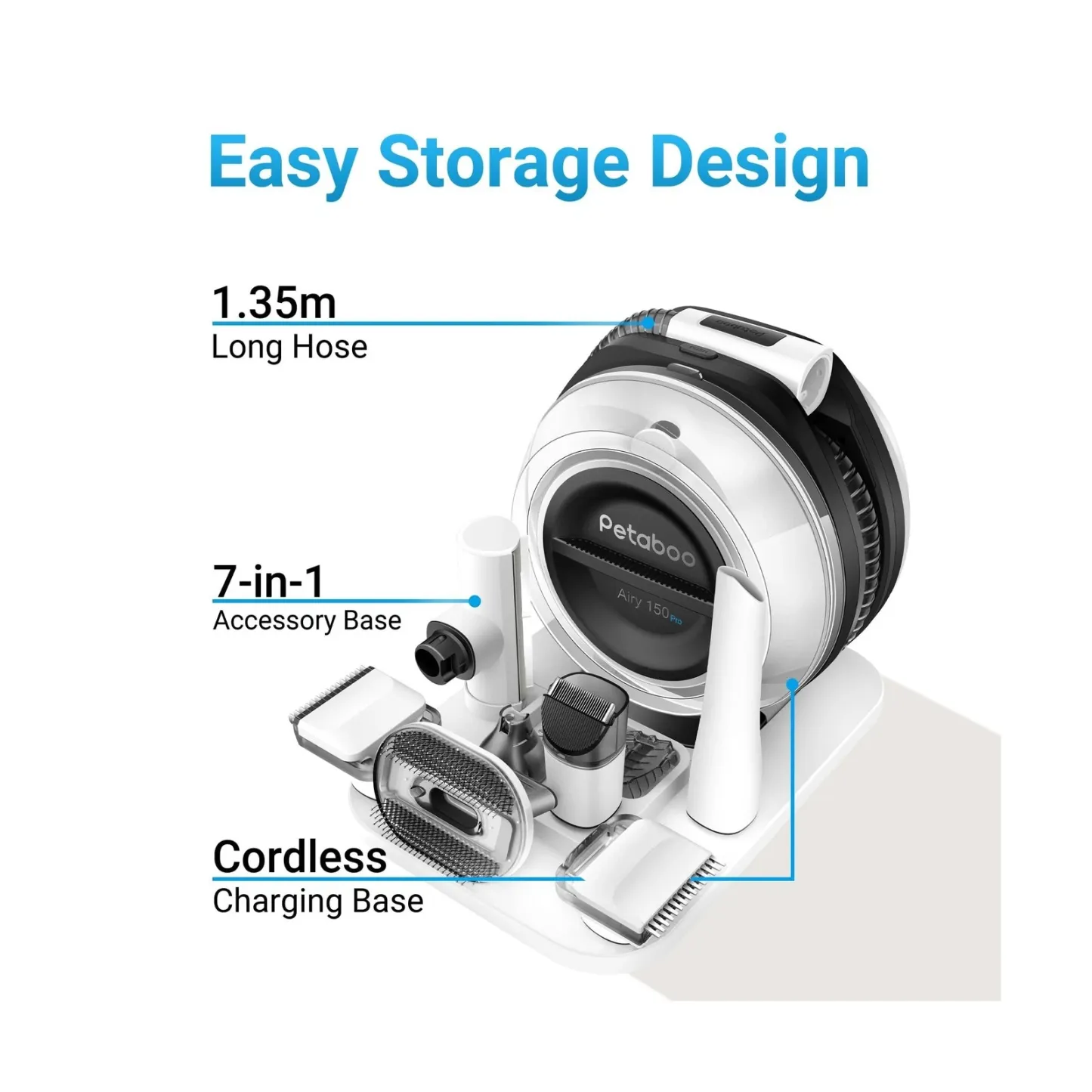 Petaboo A150 Pro 7合1多功能無線吸毛器 [香港行貨]