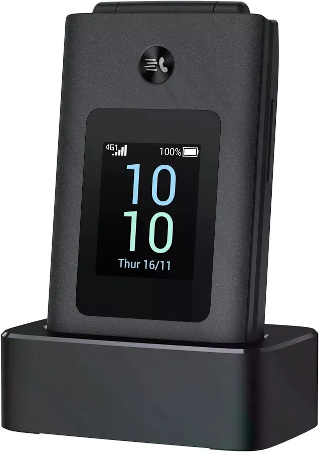 TCL onetouch 4G 翻蓋功能手機 [香港行貨] 3.2 吋雙屏 ・ 大按鍵 ・ SOS ・ 長者手機