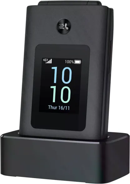 TCL onetouch 4G 翻蓋功能手機 [香港行貨] 3.2 吋雙屏 ・ 大按鍵 ・ SOS ・ 長者手機