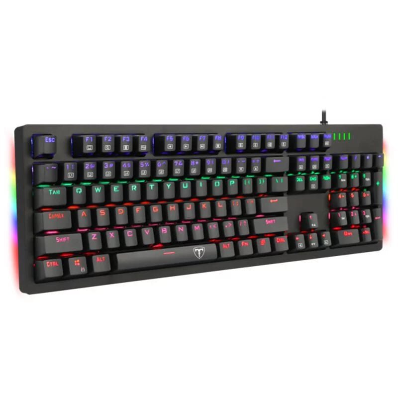 [組合優惠] T-DAGGER T-TGWM100 無線滑鼠 +  T-DAGGER T-TGK-312 104鍵機械鍵盤(青軸 - BLUE SWITCH) [香港行貨]-DIGIBAL ONLINE