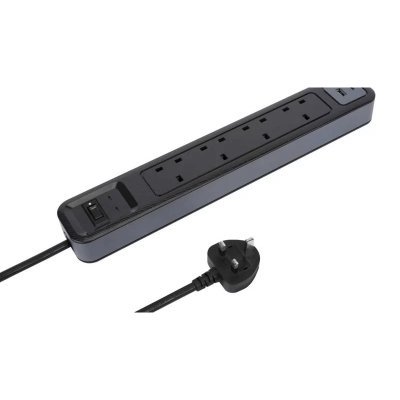 Targus 4位插座PD快充防雷拖板 APs20AP-50 黑色 [香港行貨] - DIGIBAL ONLINE