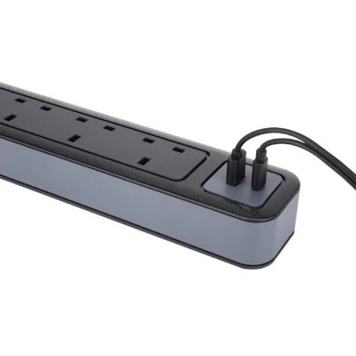 Targus 4位插座PD快充防雷拖板 APs20AP-50 黑色 [香港行貨] - DIGIBAL ONLINE