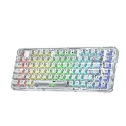Redragon ELF PRO K649 Wireless Transparent Keyboard 無線電競鍵盤 - 透明水晶軸 [ 一年保養]