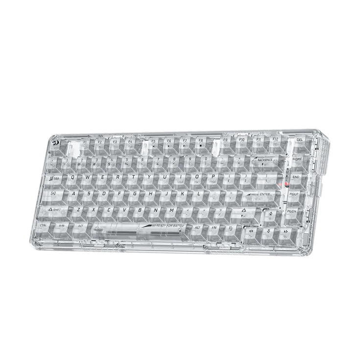 Redragon ELF PRO K649 Wireless Transparent Keyboard 無線電競鍵盤 - 透明水晶軸 [ 一年保養]