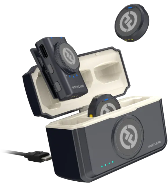 Hollyland LARK M2 Combo Wireless Microphone 一拖二無線咪 [香港行貨]