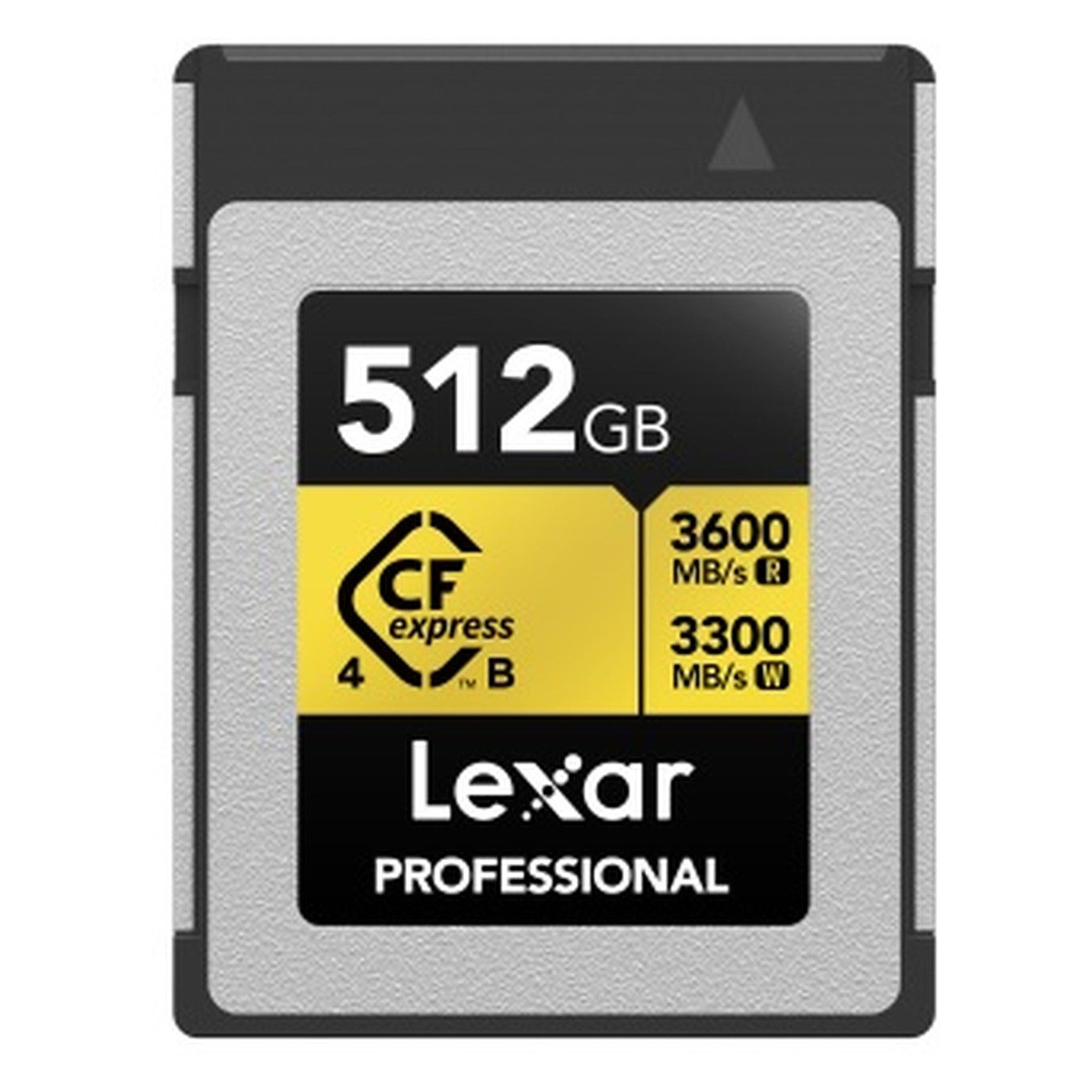 LEXAR PROFESSIONAL "GOLD" CFexpress™ 4.0 TYPE B 記憶卡 [香港行貨] 讀取 3600MB/s、寫入 3300MB/s、持續寫入 3000MB/s、PCIe 4.0 介面、VPG400 認證、支援 8K RAW。