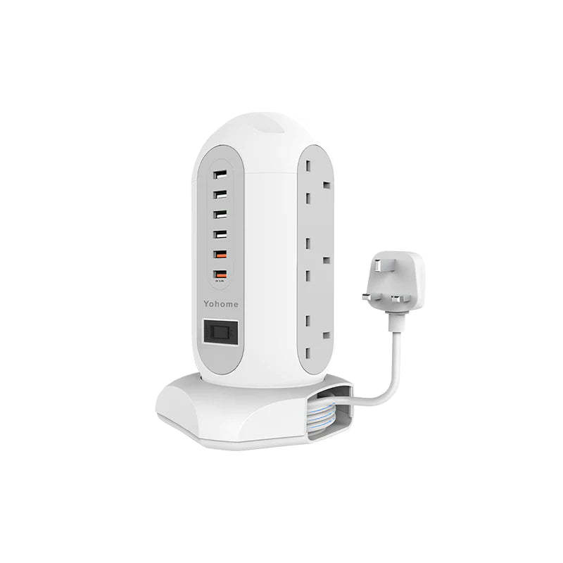 Yohome 塔插式多功能智能安全收納拖板 [香港行貨] - DIGIBAL ONLINE