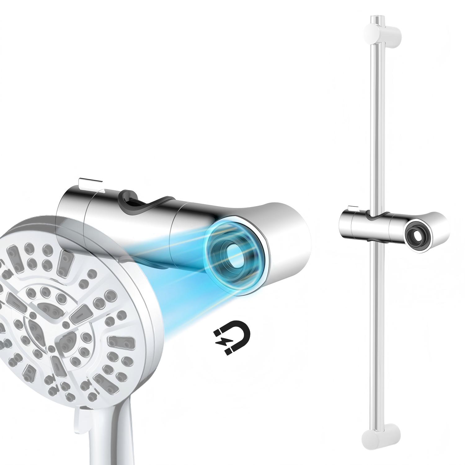Shower head with integrated filter
