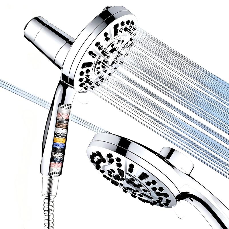 Shower head with integrated filter
