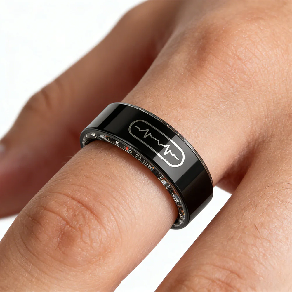 Gen 8 ECG Smart Ring with Blood Oxygen, Sleep & Activity Tracking | Size 7-13