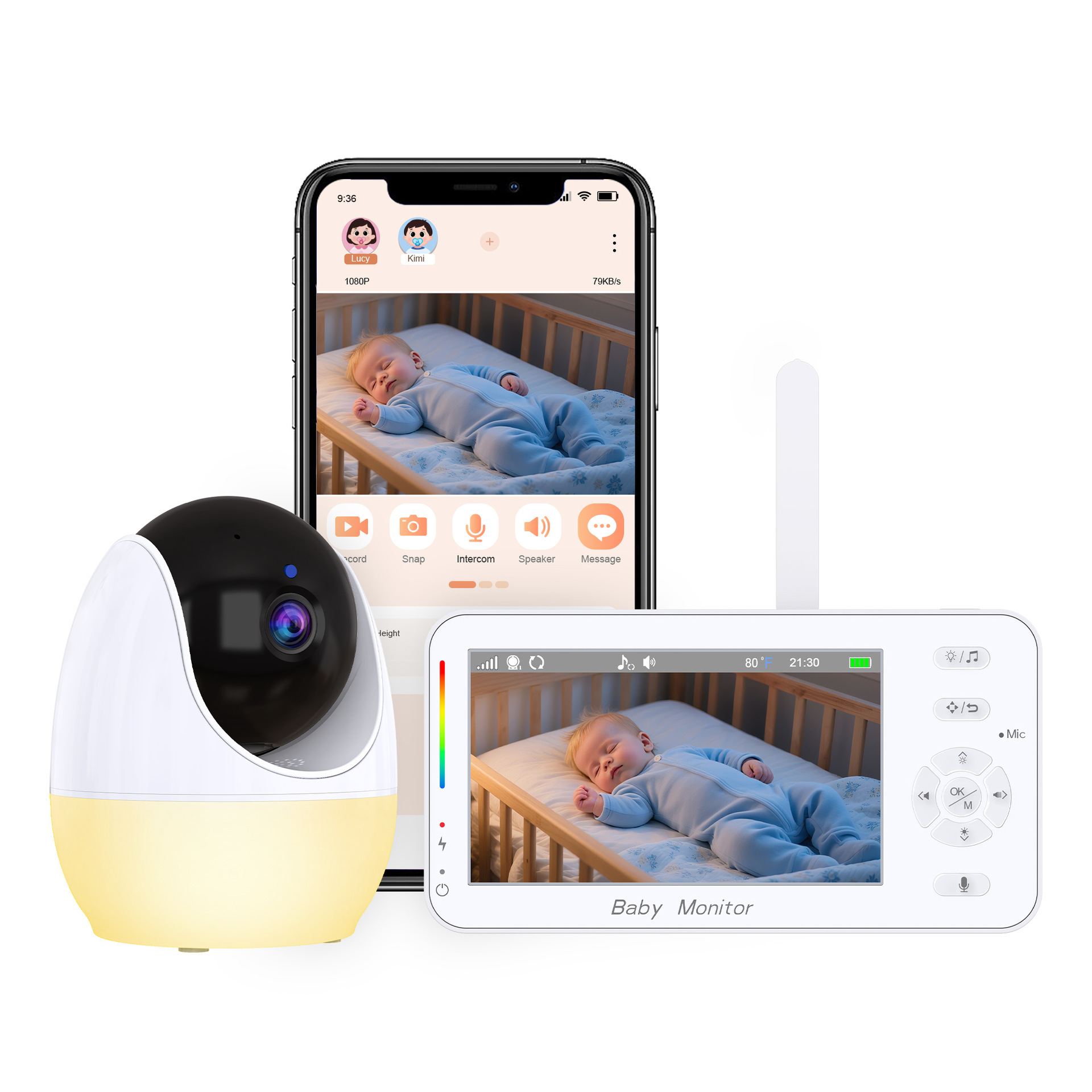 Smart Dual-Mode Video Baby Monitor