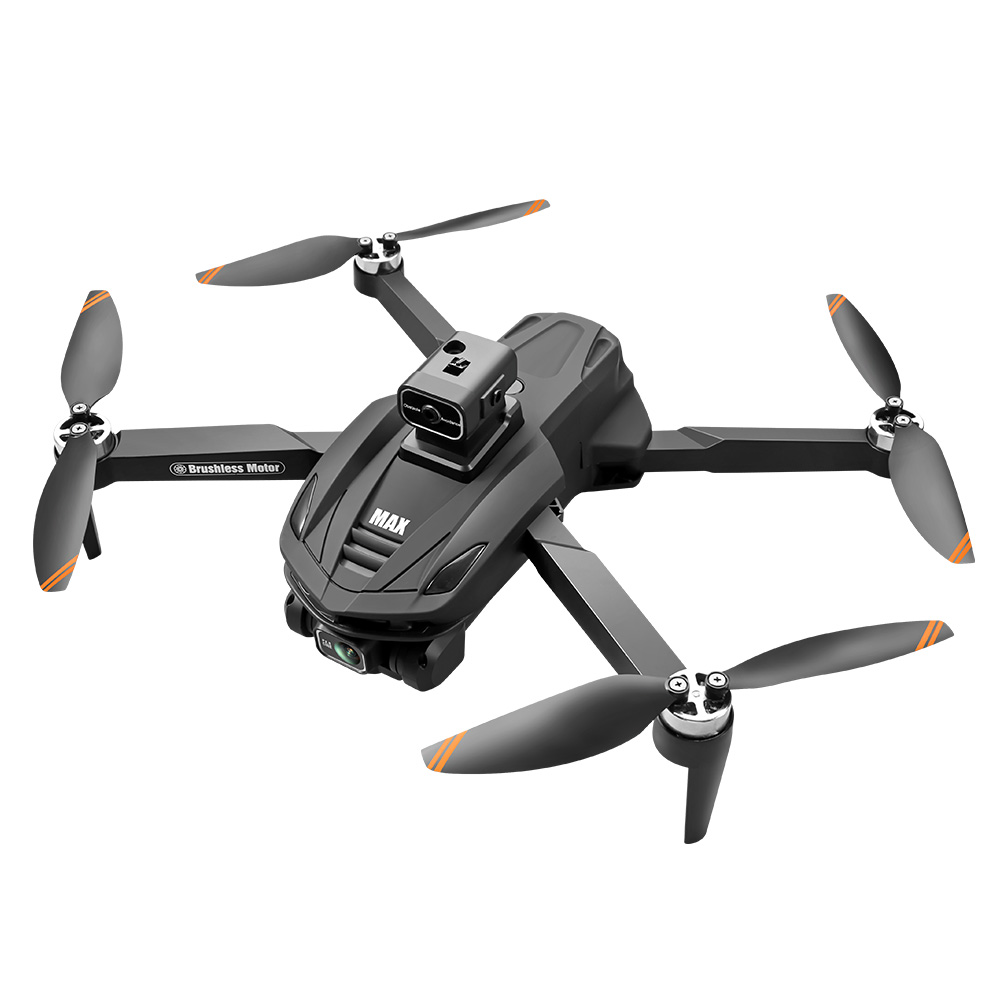 Drone with remote control, screen, and GPS