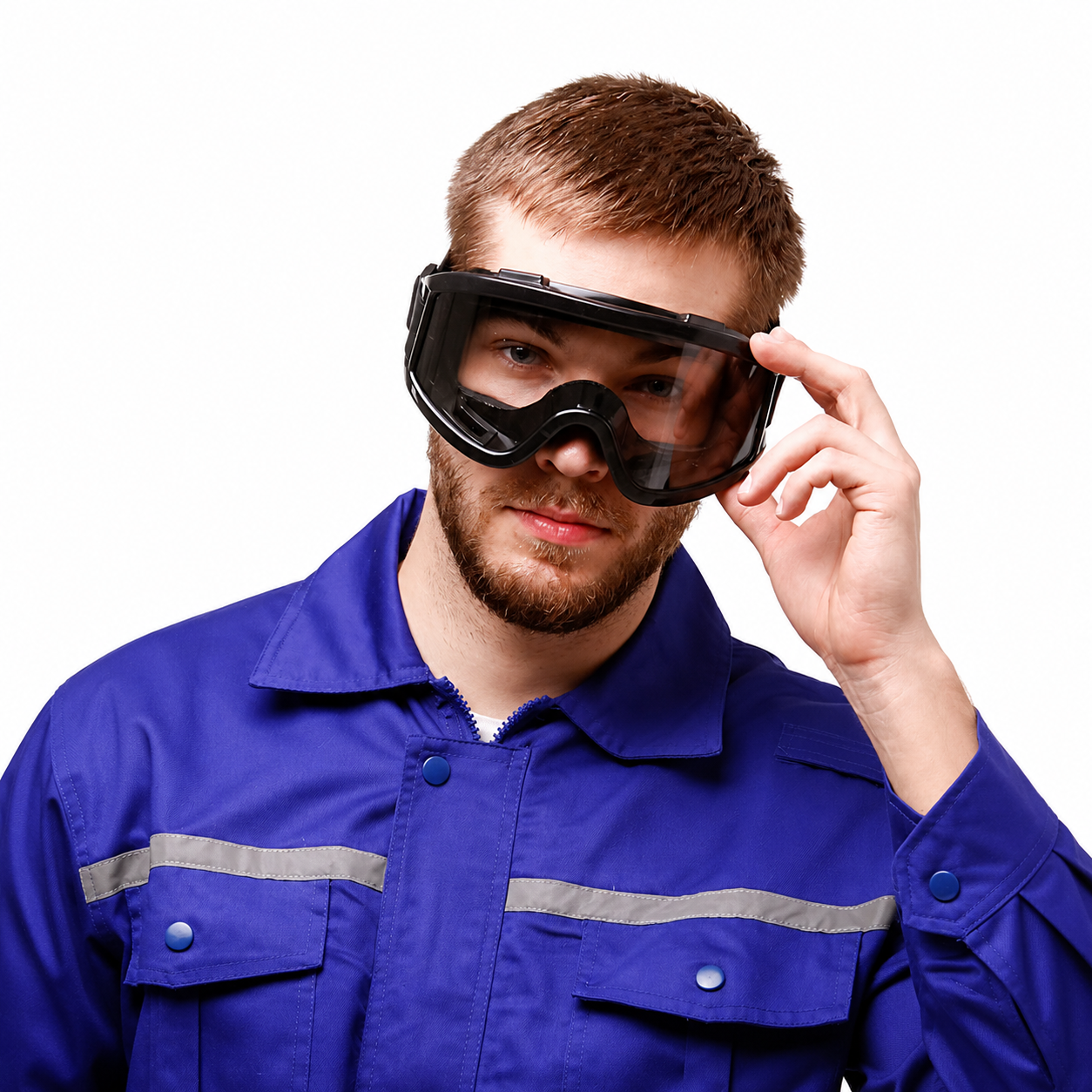 Anti-Fog Lawn Mowing Safety Goggles – Lightweight Adjustable Eye Protection
