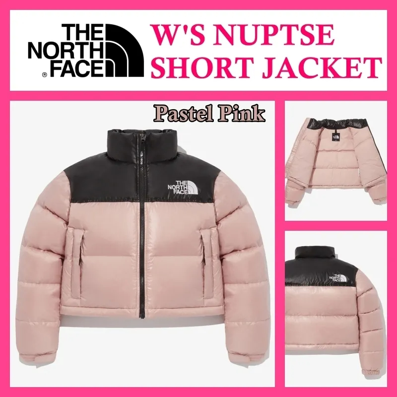 THE NORTH FACE [ザ・ノース・フェイス] W'S ヌプシ ショートジャケット - パステルピンク
