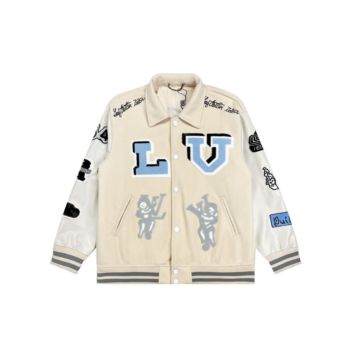 【LOUIS VUITTON】ルイヴィトン刺繍入り野球ユニフォーム  ジャケット