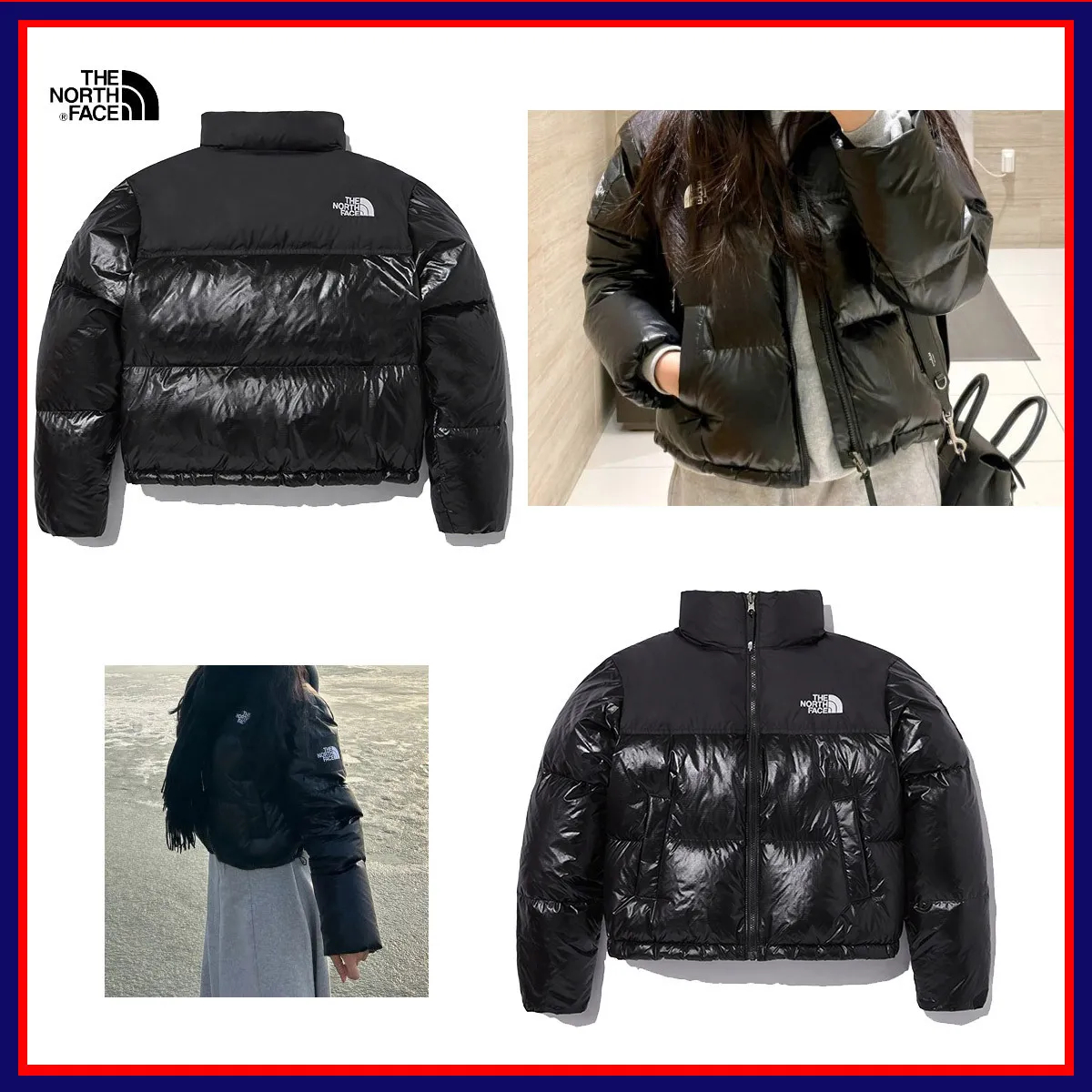 THE NORTH FACE ★ Novelty Nuptse Down Jacket SP Real Black!!