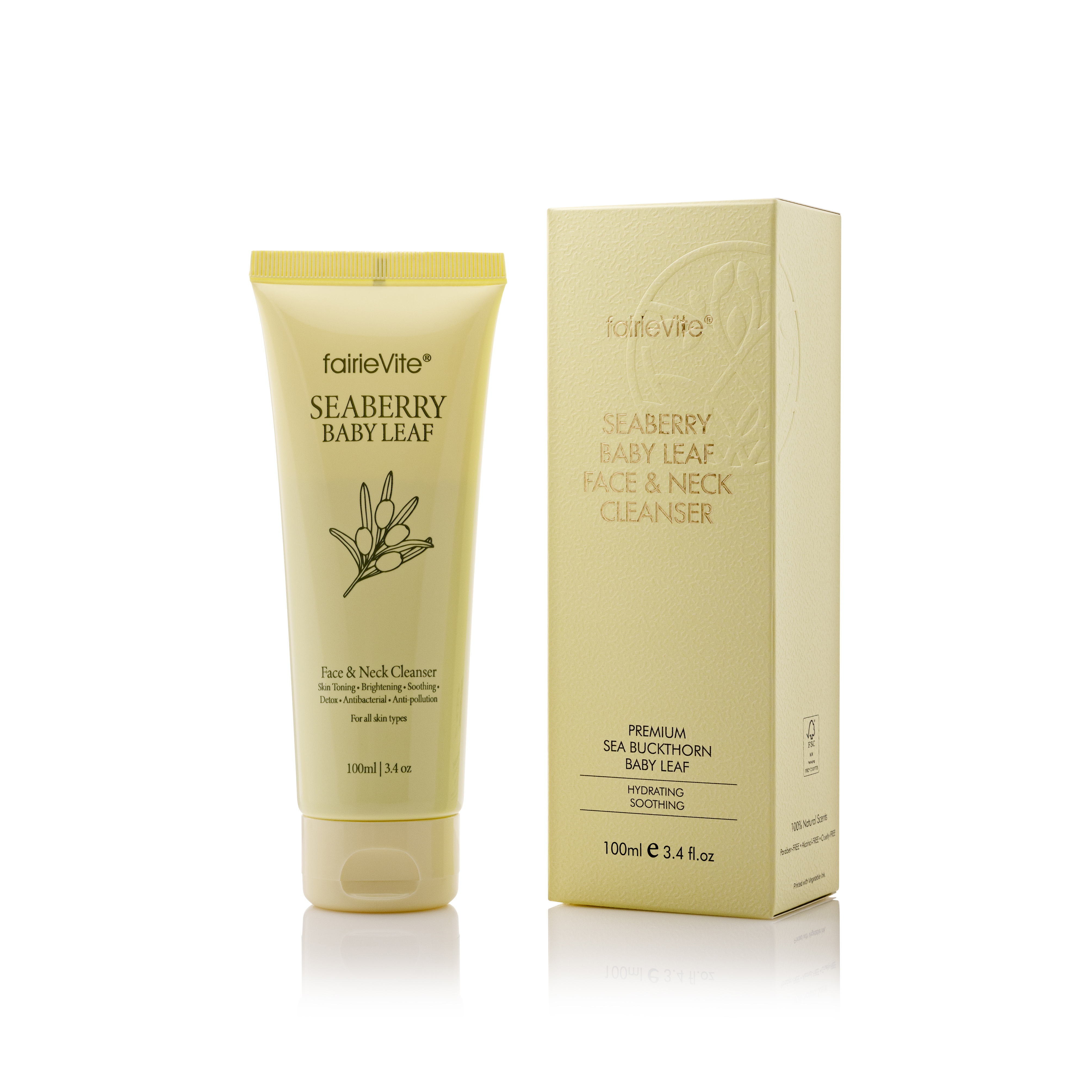 fairieVite Seaberry Baby Leaf Cleanser (100ml)