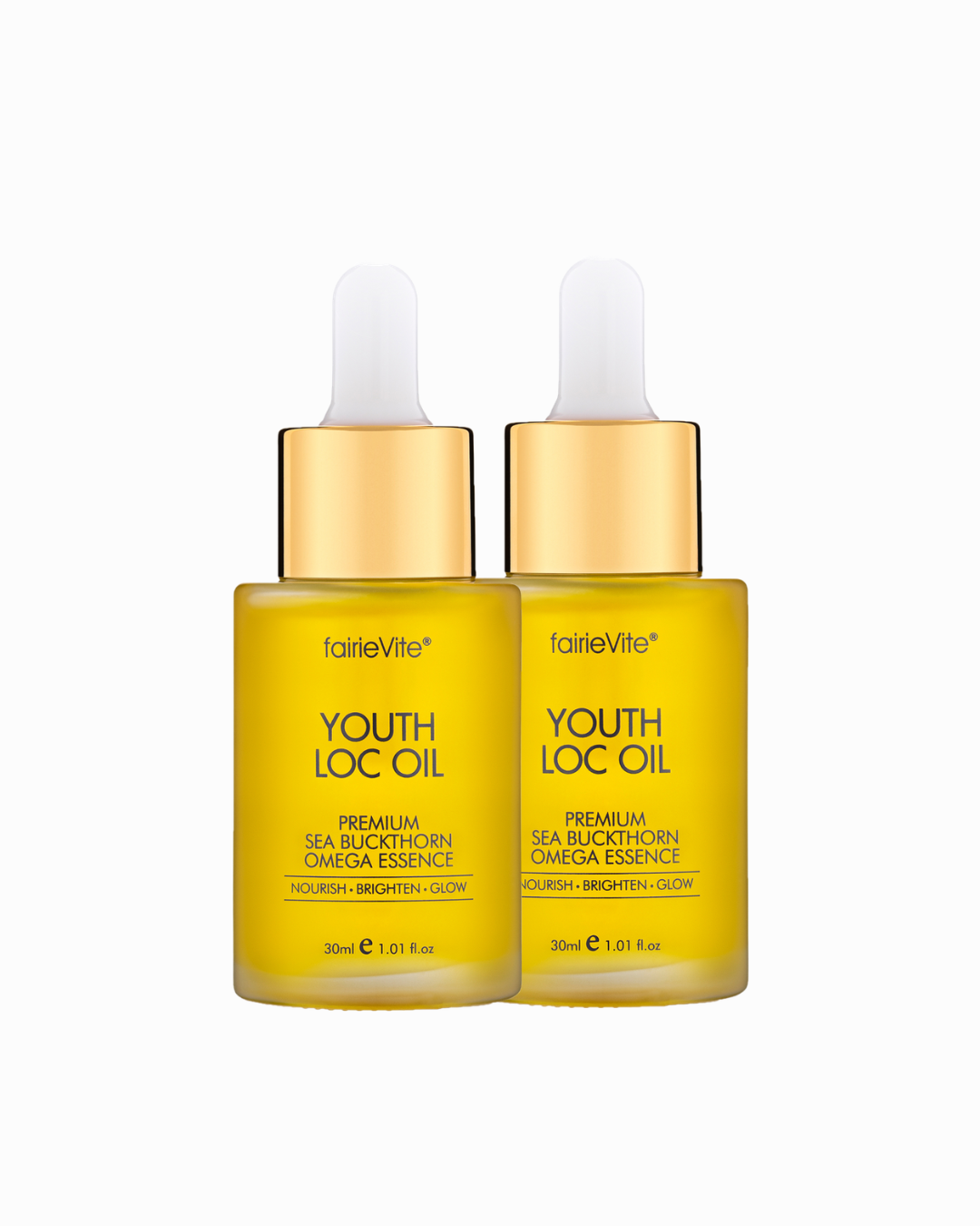 The Glow Duo fairieVite Intensive Youth Loc Oil (30ml × 2)– Beyond Glass Skin, Healthy & Lasting Glow