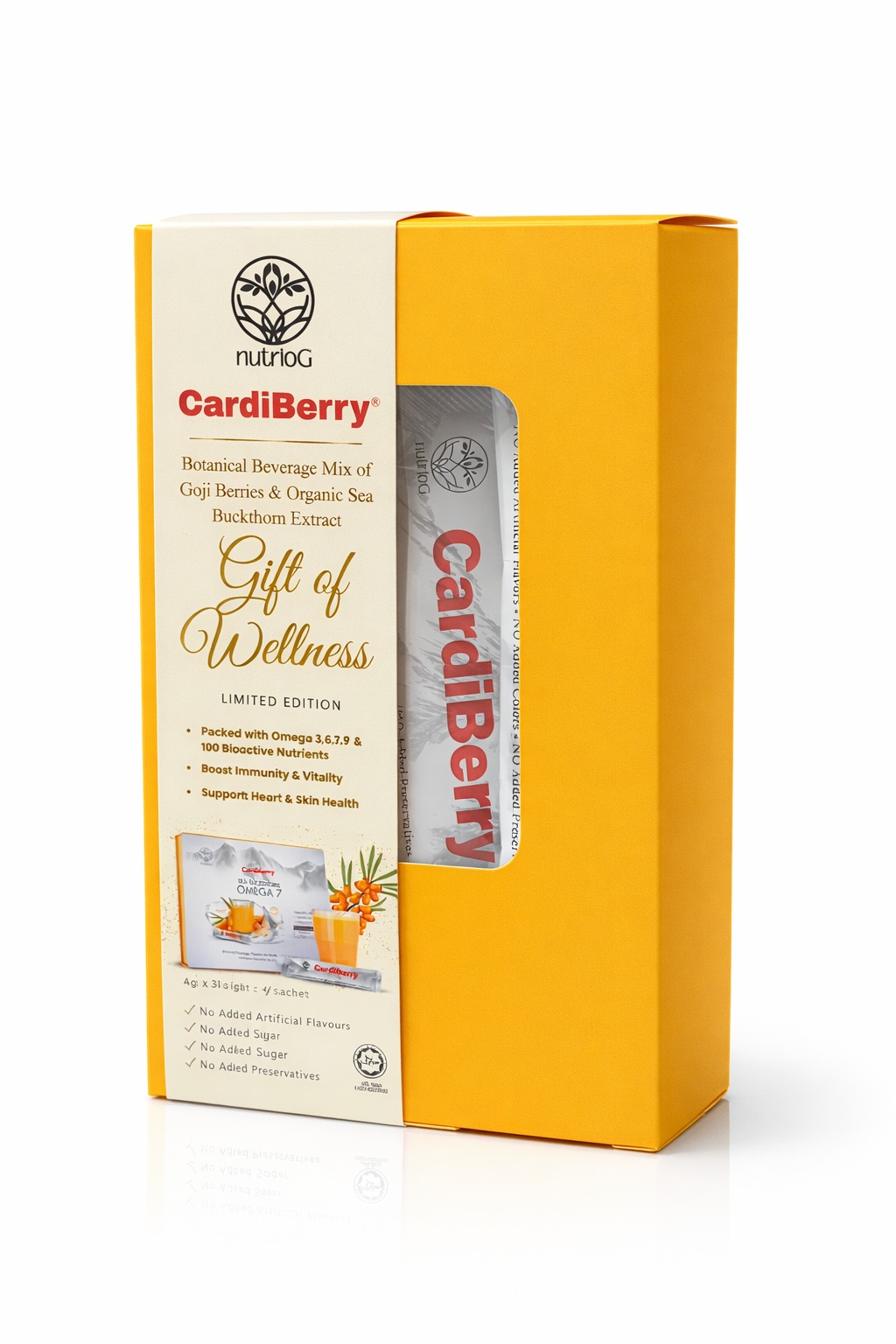 CardiBerry Energy Up. Mind On (4g x 10 sachets) Trial Box