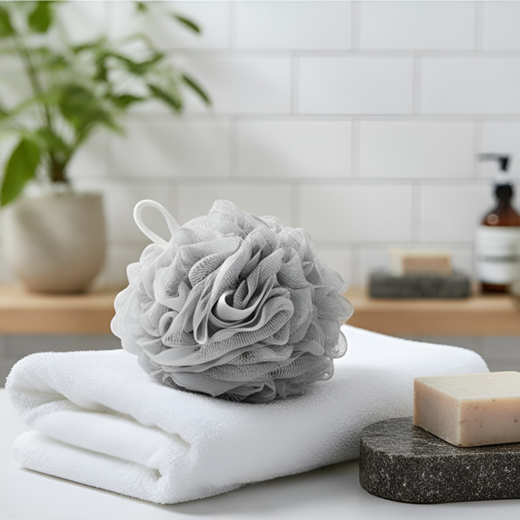 灰色沐浴起泡球（5個）