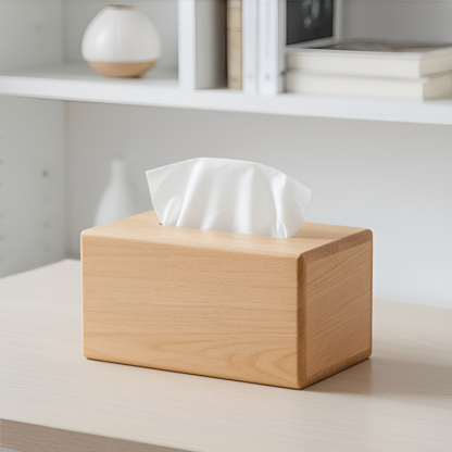 原木色紙巾收納盒（3個）
